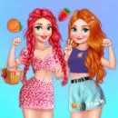 Princesses Fruity Print Fun Challenge